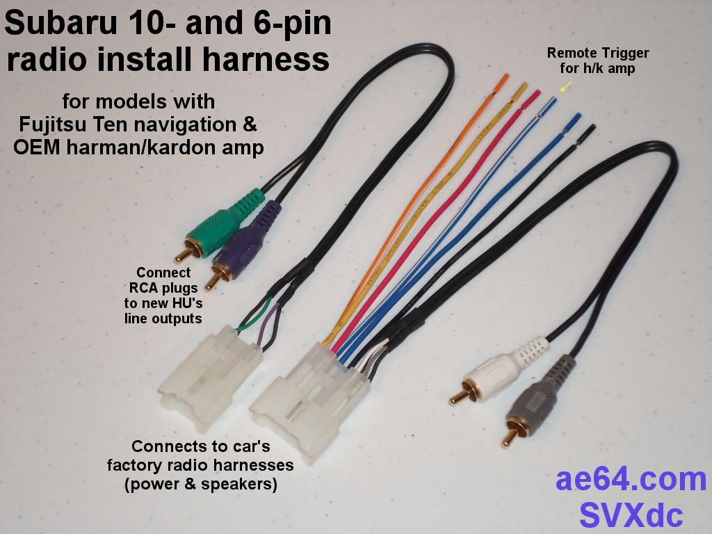 Toyota Stereo Wiring Adapter from ae64.com