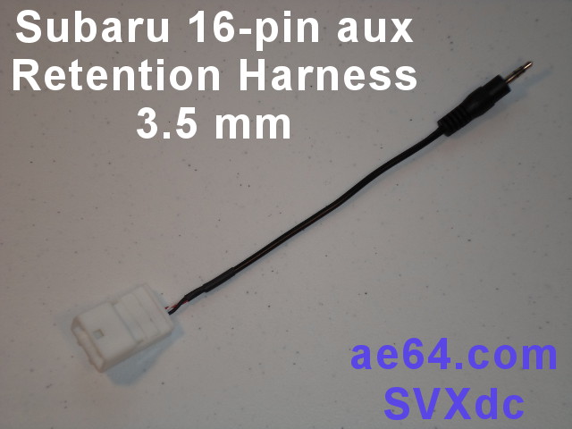 Picture of Subaru 16-pin aux retention harness