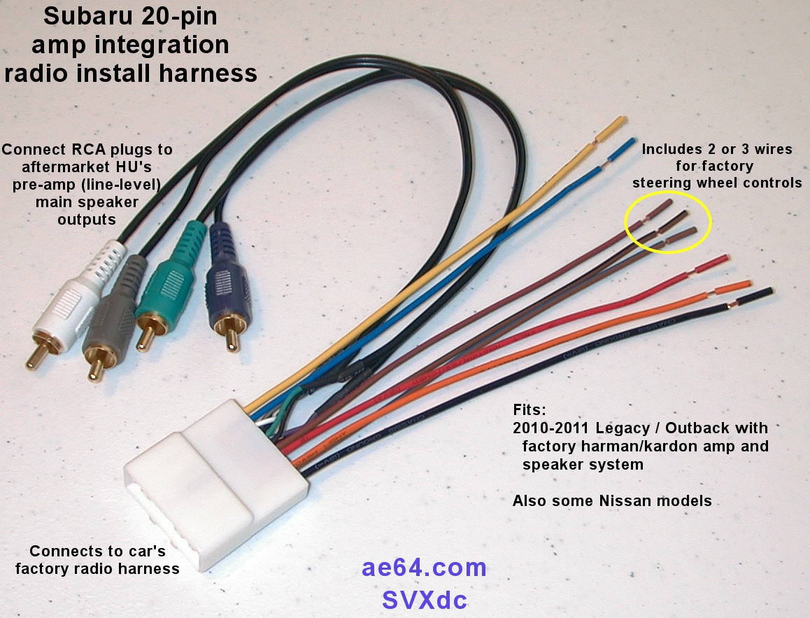 Pioneer To Nissan Wiring Harness from ae64.com