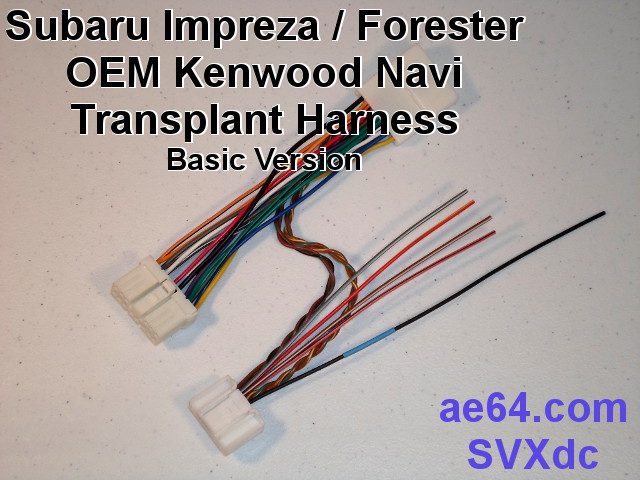 Picture of Subaru OEM Kenwood Navi Transplant adapter harness