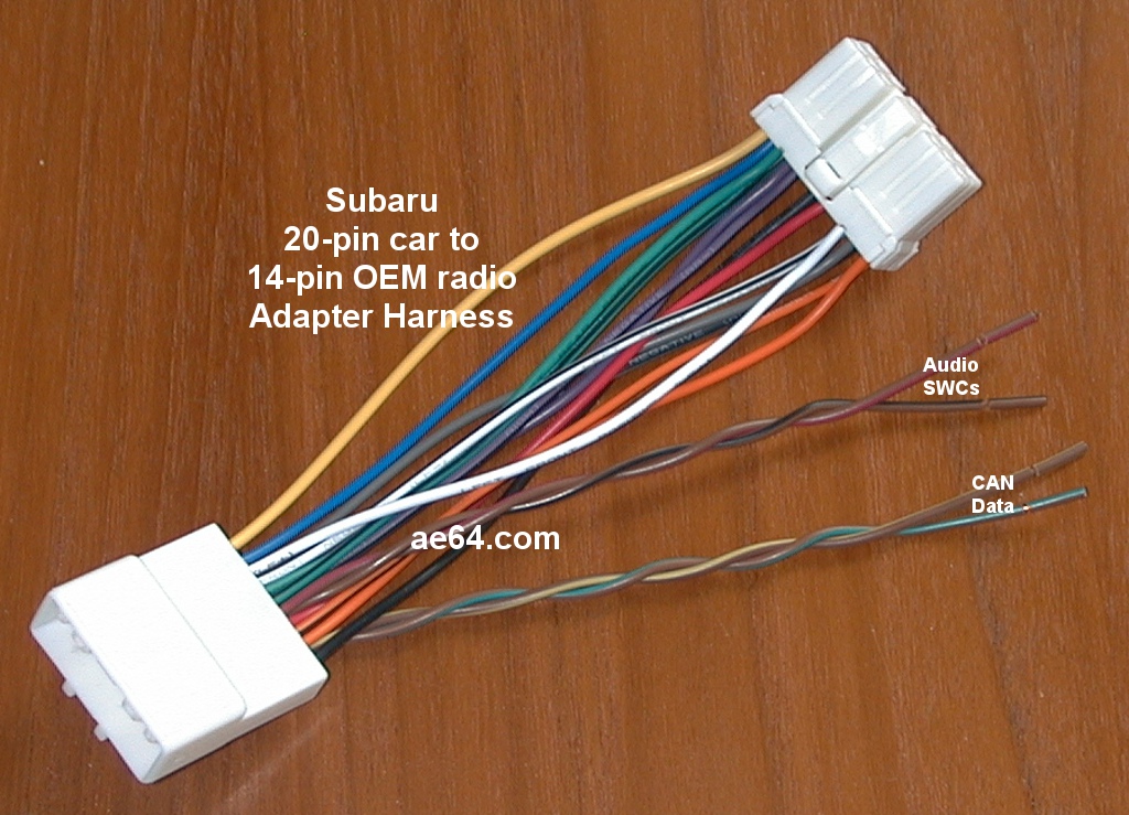 ae64.com - Subaru Radio Wiring Harnesses - Products / Prices 95 nissan sentra stereo wiring diagram 